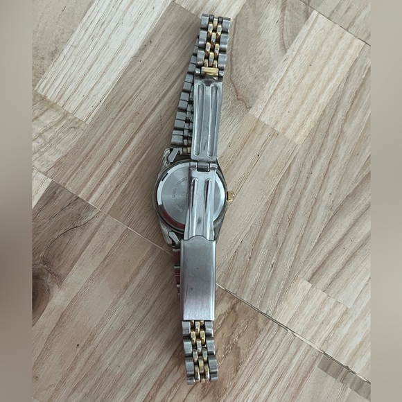 Rumours Ladies Watch Two Tone Bracelet Gold Tone Dial Gold Hands Markers - Picture 10 of 14